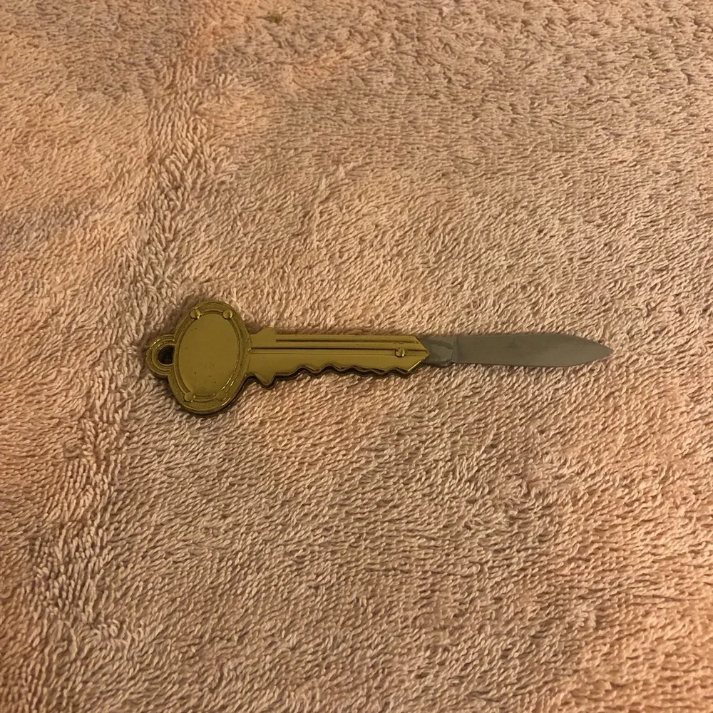 Vintage Pepsi Key Shaped Keychain Pocket Knife